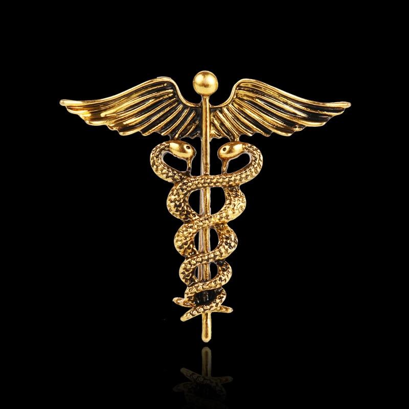 Caduceus Medical Symbol Lapel Pin | Gentleman Rules