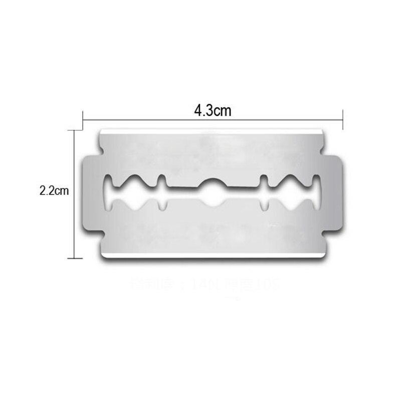 Premium Stainless Steel Double Edge Shaving Blades Gentleman Rules