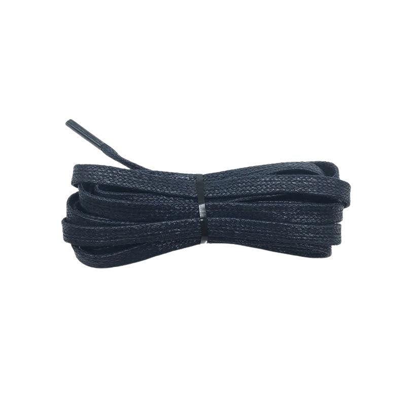 1 Pair Waxed Cotton Flat Shoelaces 23" to 70" GR 