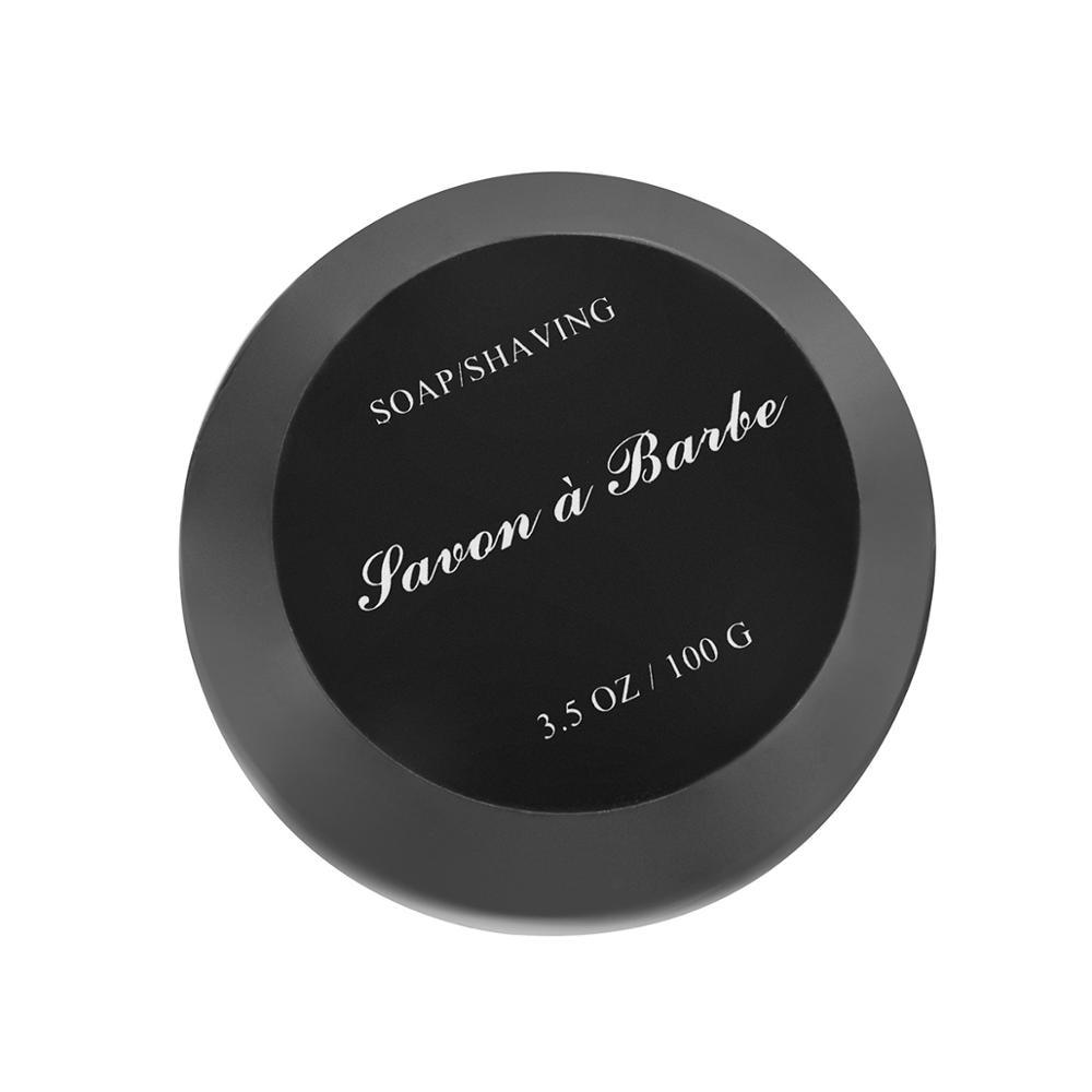 100g Black Bamboo Shaving Soap (3.5 oz) Savon à Barbe 