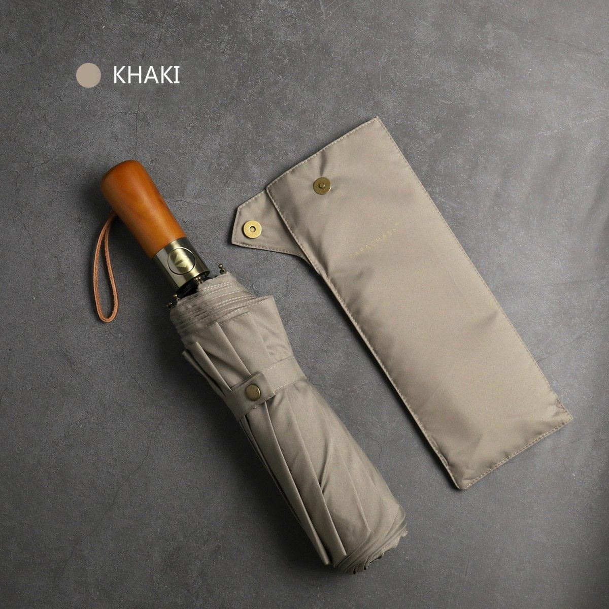 115cm Folding Automatic Umbrella Parachase khaki 