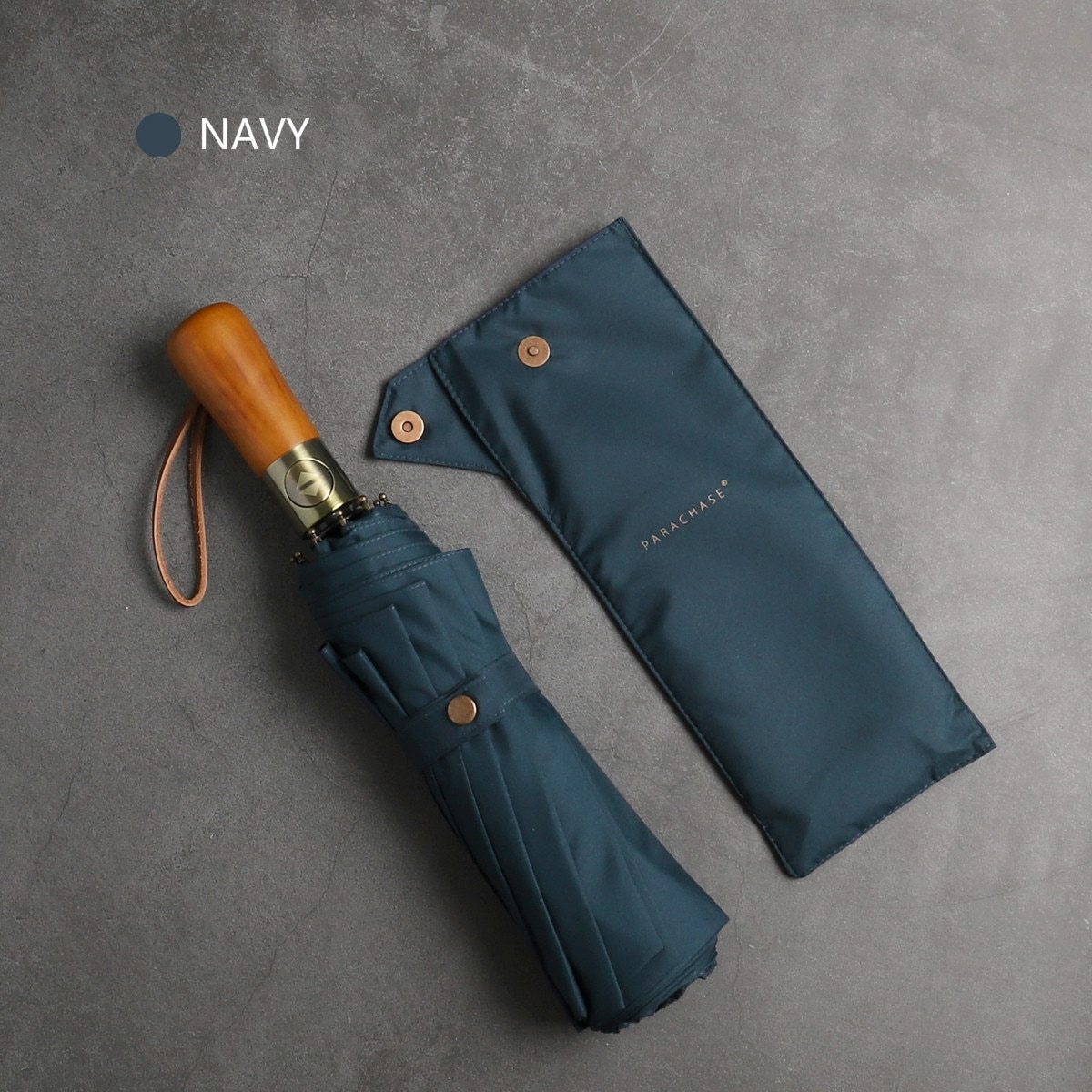 115cm Folding Automatic Umbrella Parachase navy 