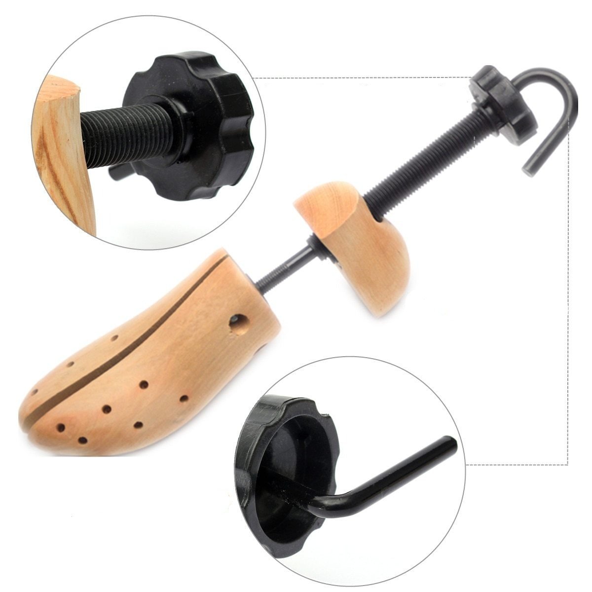 Adjustable Cedar Wood Shoe Stretcher 1 Piece GR 