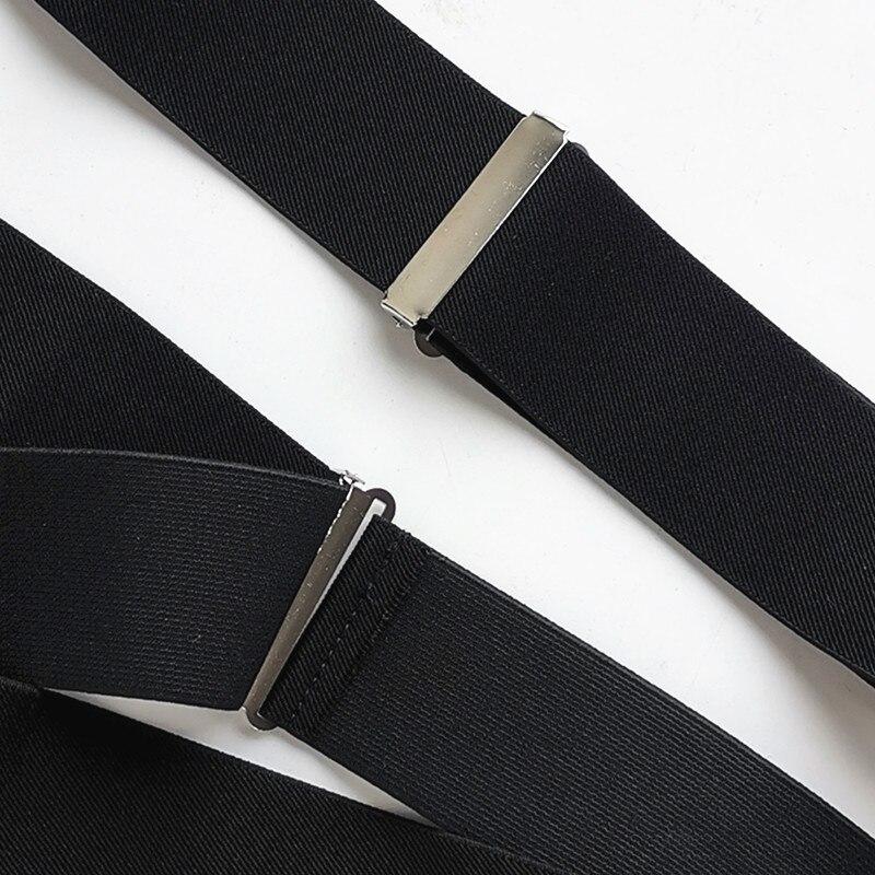 Adjustable Solid 50 mm Wide Suspenders GR 