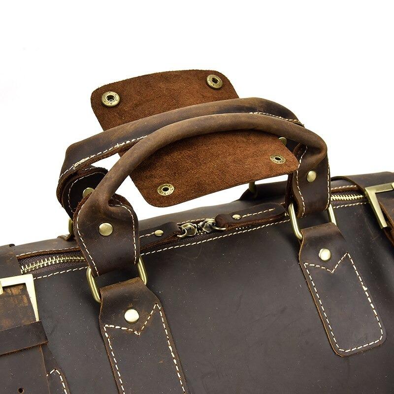 Alastair Crazy Horse Leather Duffel Bag GR 