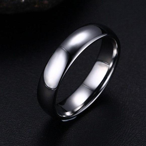 Alessandro Gunmetal Grey Tungsten Carbide Ring GR 