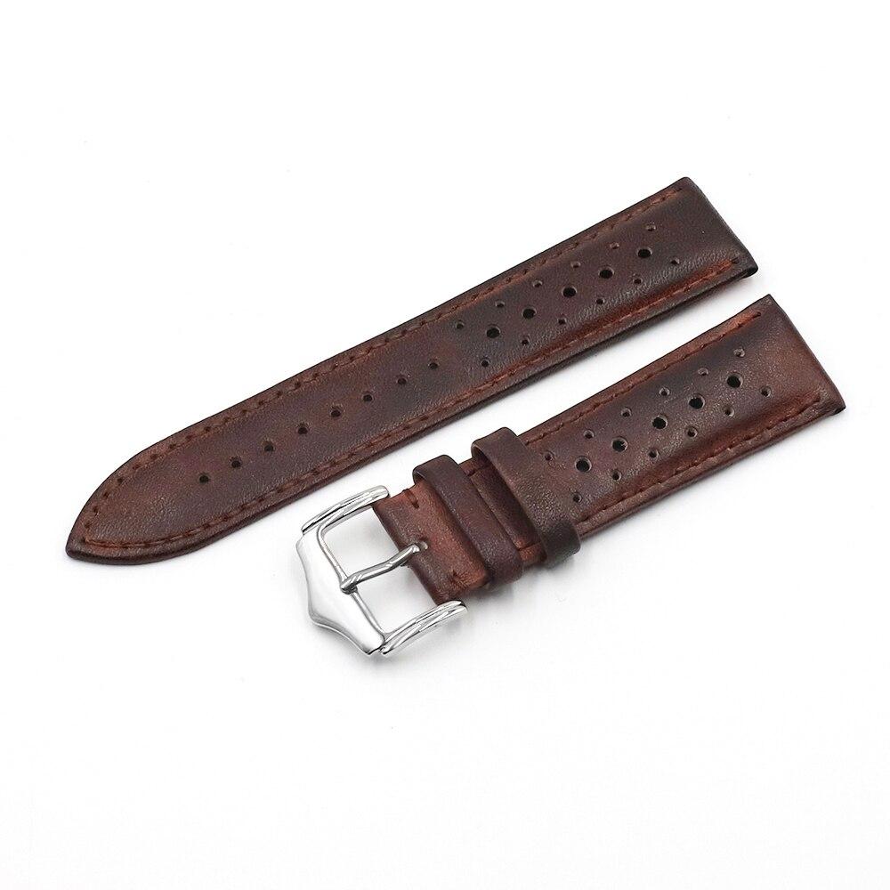 Alphonse Leather Rally Watch Strap With Tang Buckle | GR