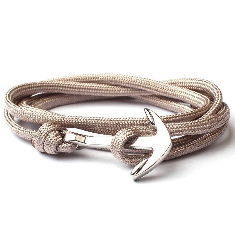Anchor Nautical Bracelet GR grey 