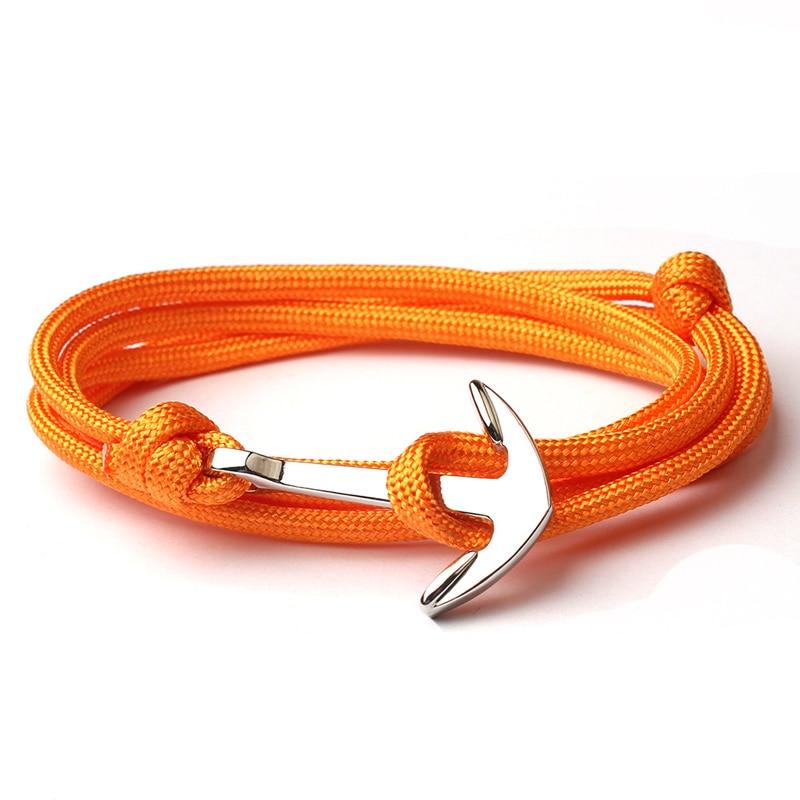 Anchor Nautical Bracelet GR orange 