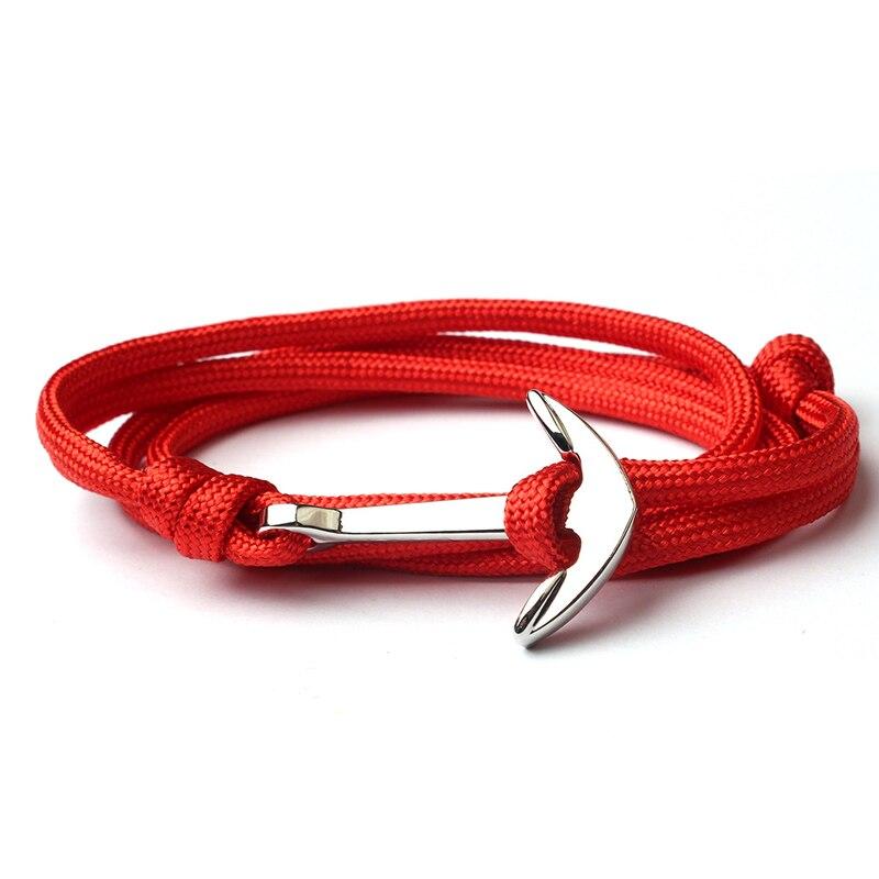 Anchor Nautical Bracelet GR red 