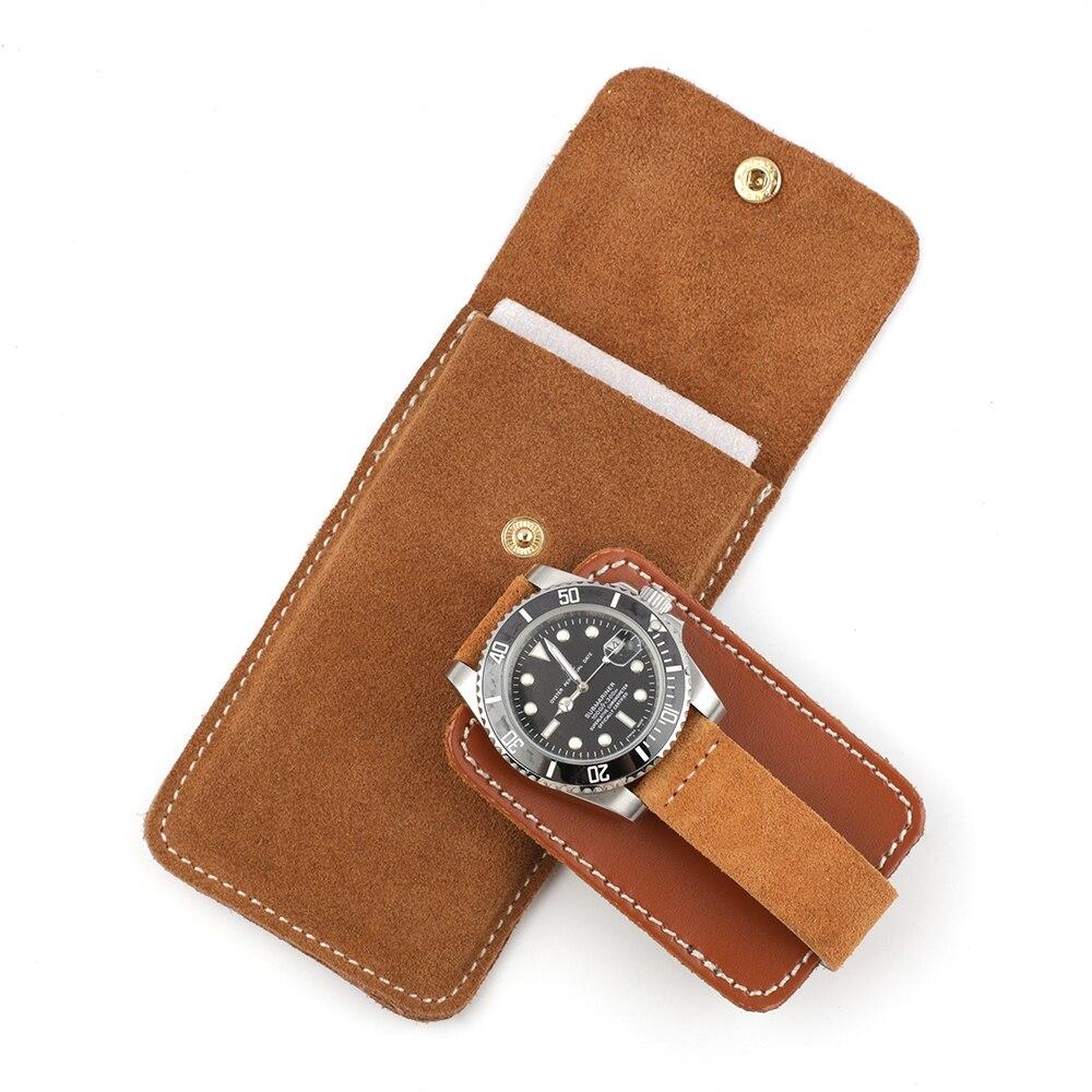 Antoine Suede Leather Travel Watch Case GR 