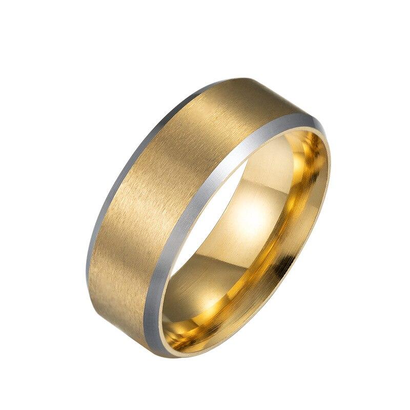 Apollo Matte Titanium Ring GR 6 Gold 