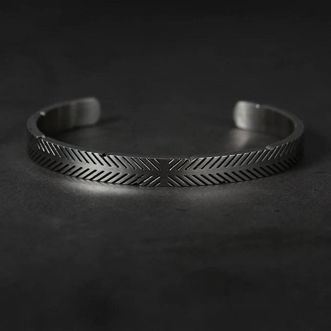 Archibald Stainless Steel Cuff Bracelet GR 