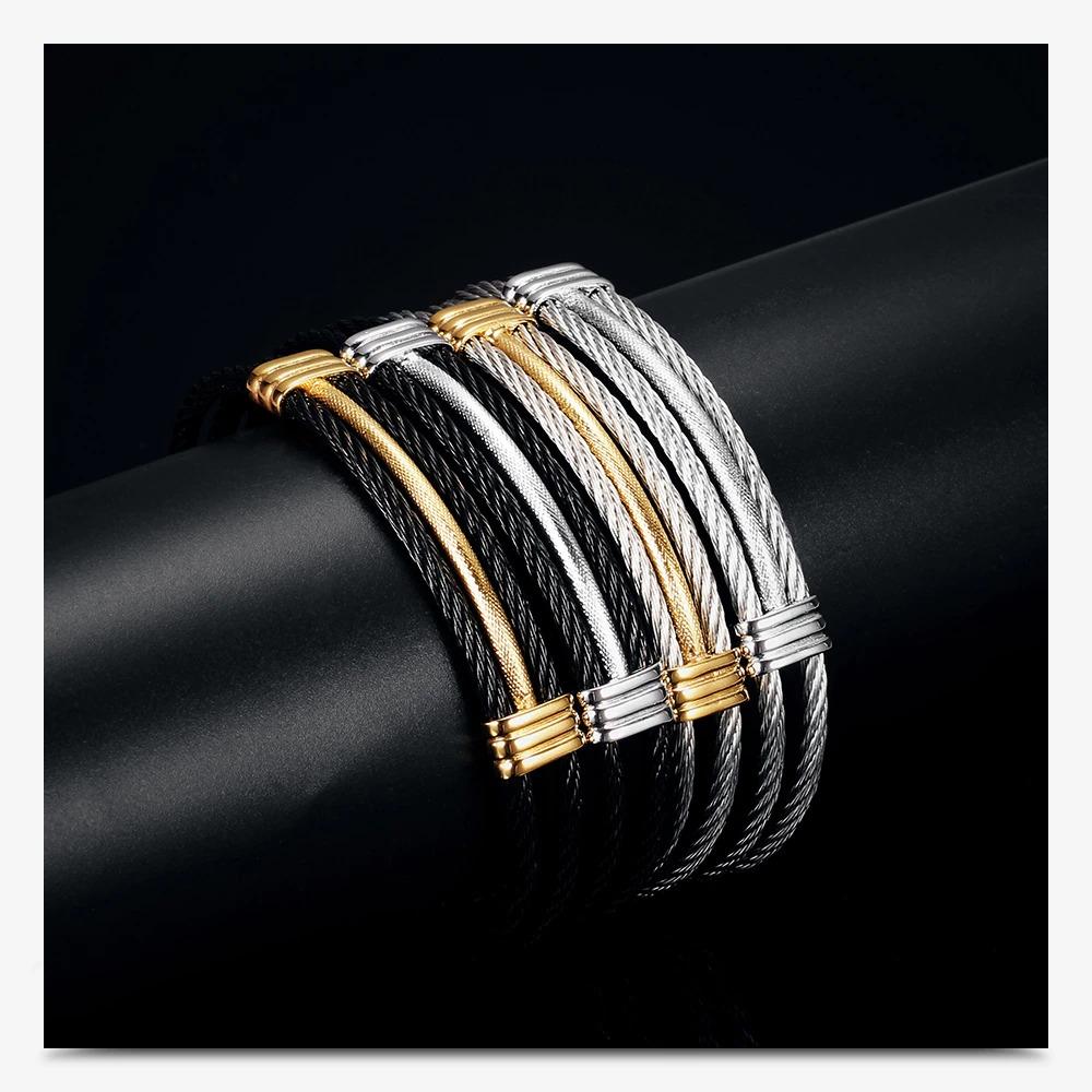 Arjen Metal Rope Cuff Bracelet GR 