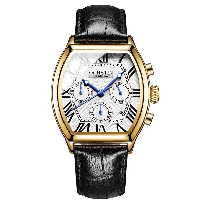 Armand Classic Chronograph Watch Ochstin Black & Silver 