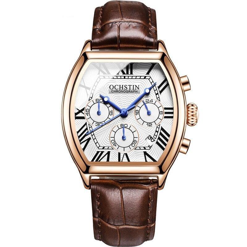 Armand Classic Chronograph Watch Ochstin Brown & Gold 