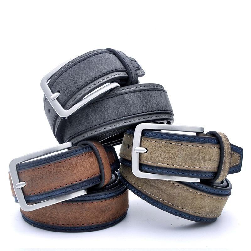 Armando Two Tone Leather Belt GR 