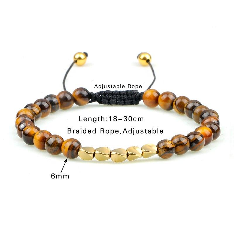 Atrani Tiger Eye Beaded Bracelet GR 