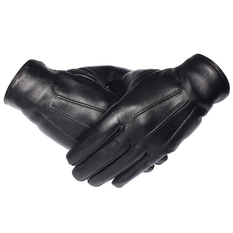 Ayrton Sheepskin Leather Winter Driving Gloves GR Black S Wool