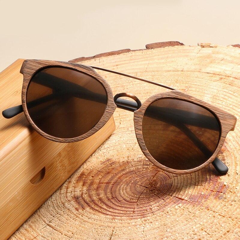 Belvedere Polarized Bamboo Sunglasses GR 