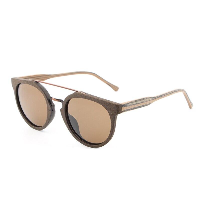 Belvedere Polarized Bamboo Sunglasses GR Duo Brown 