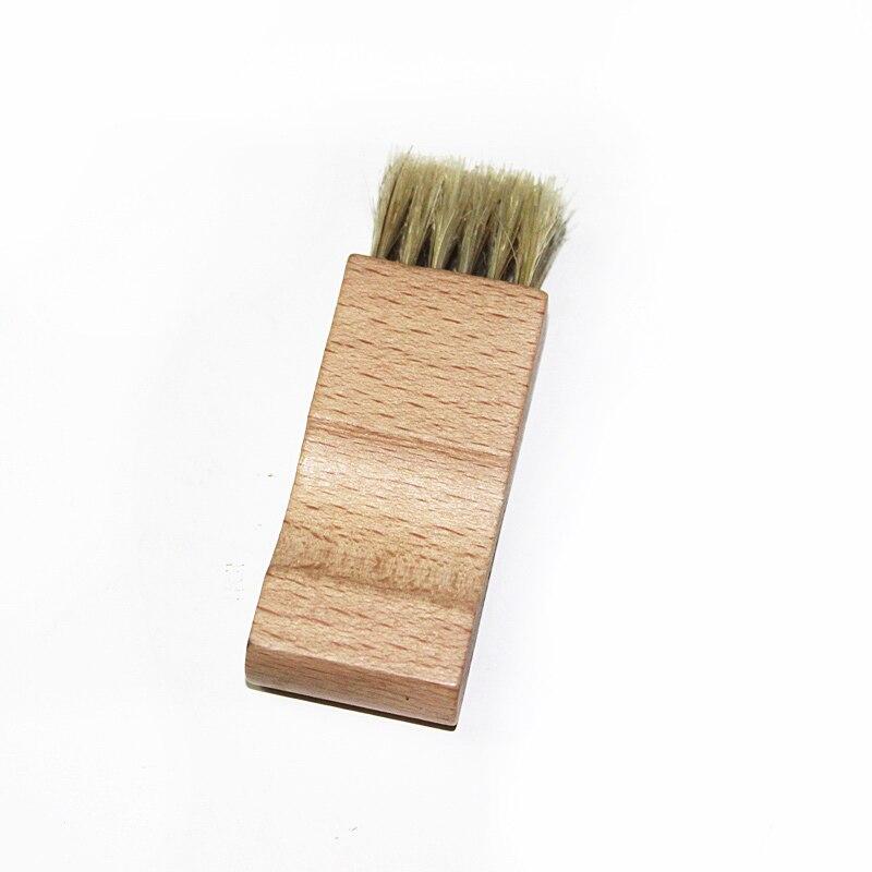Benito Portable Beech Wood Pig Bristle Shoe Brush GR 