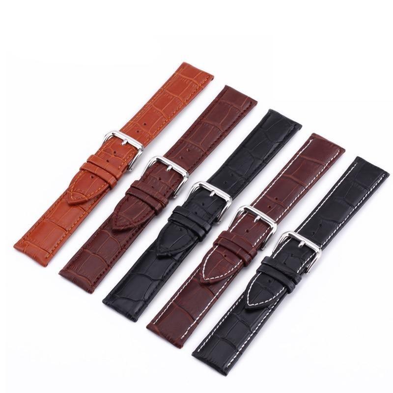Bormio Vegan Leather Classic Watch Strap With Tang Buckle GR 