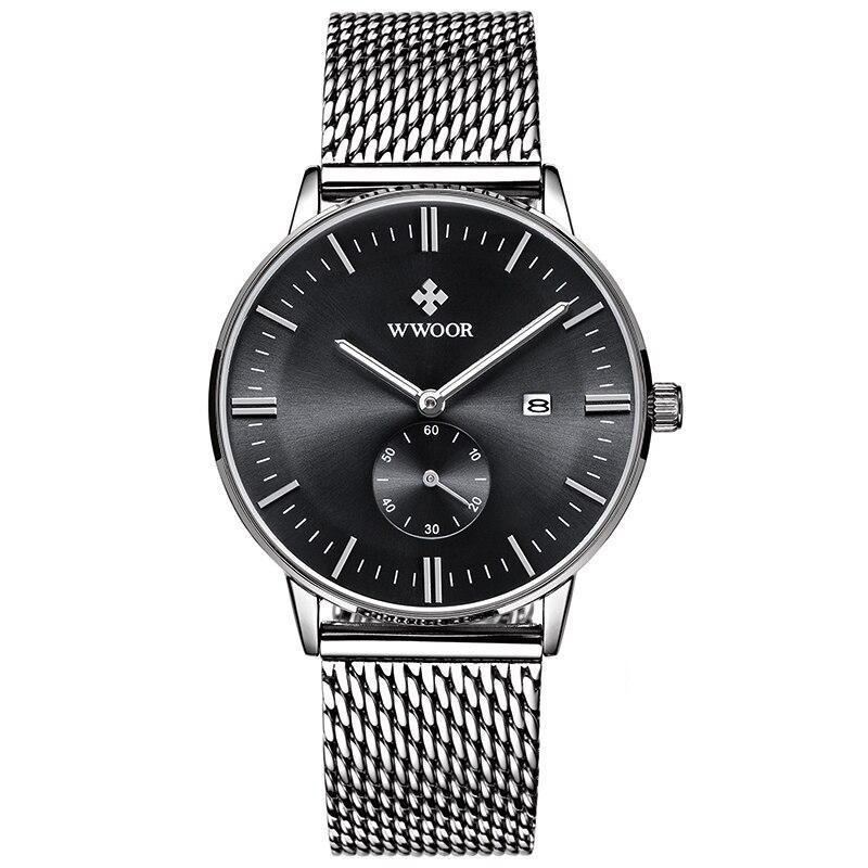 Bruno Classic Business Watch William Woor Black with Mesh 
