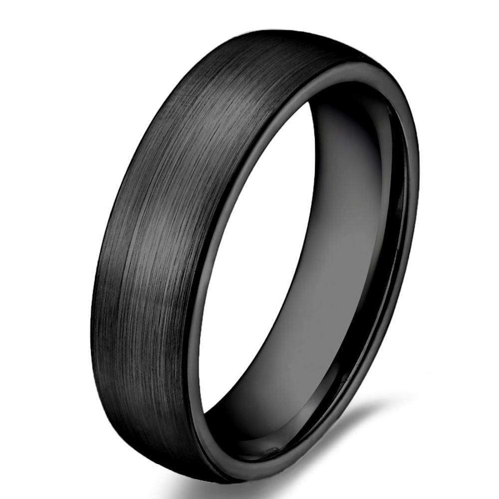 Brushed Flat Black Ceramic Ring GR 