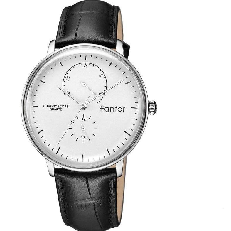 Capri Chronoscope Classic Watch Fantor Silver & Black 