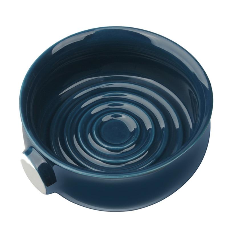 Ceramic Shaving Soap Bowl GR Ocean Blue 