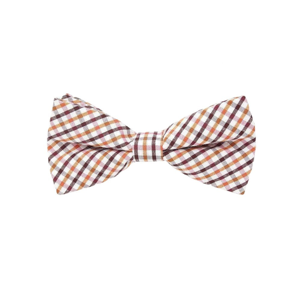 Checkered Cotton Bow Tie Pre-Tied GR Holland 