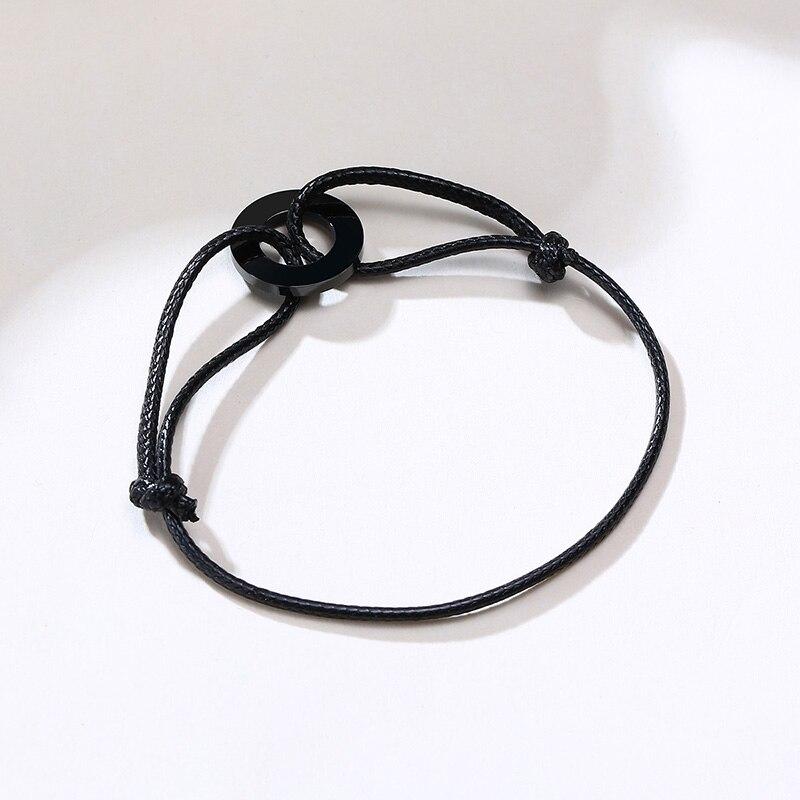 Circle Minimalist Rope Bracelet Anklet GR 
