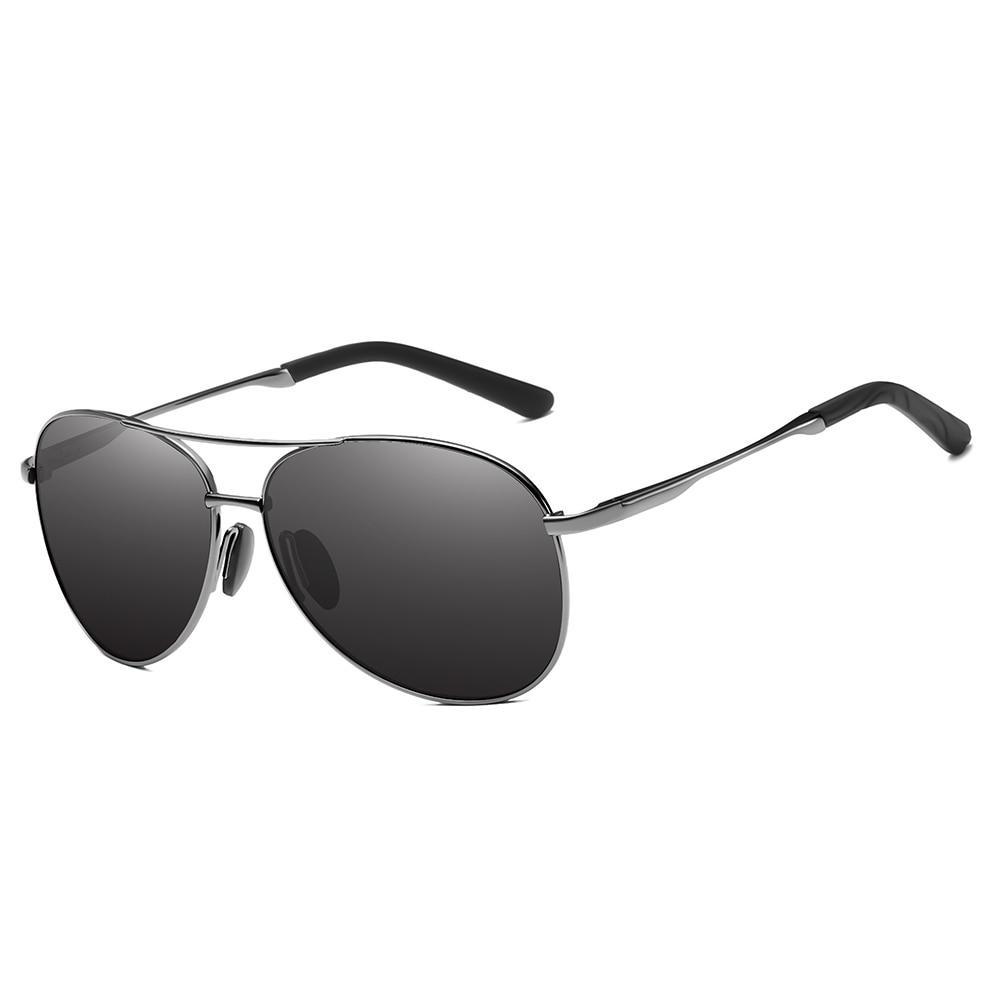 Classic Aviator Polarized Sunglasses GR Gunmetal Grey 