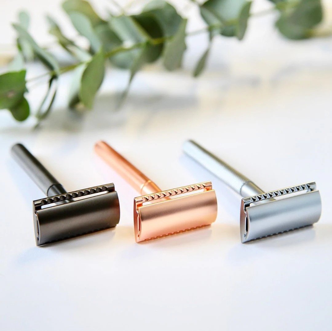 Double Razor Bladee Set Classic Double Edge Safety Razor With 20 Blades Set | GR