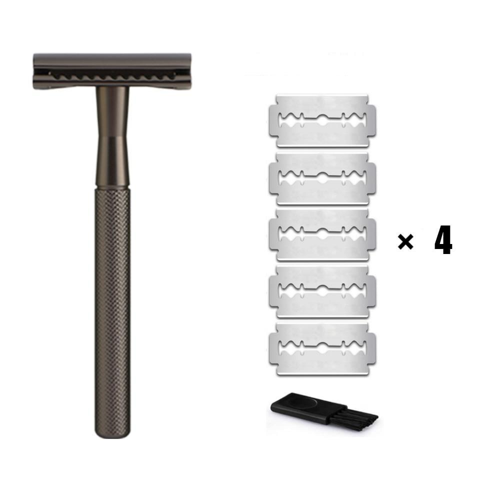 Double Razor Bladee Set Classic Double Edge Safety Razor With 20 Blades Set | GR