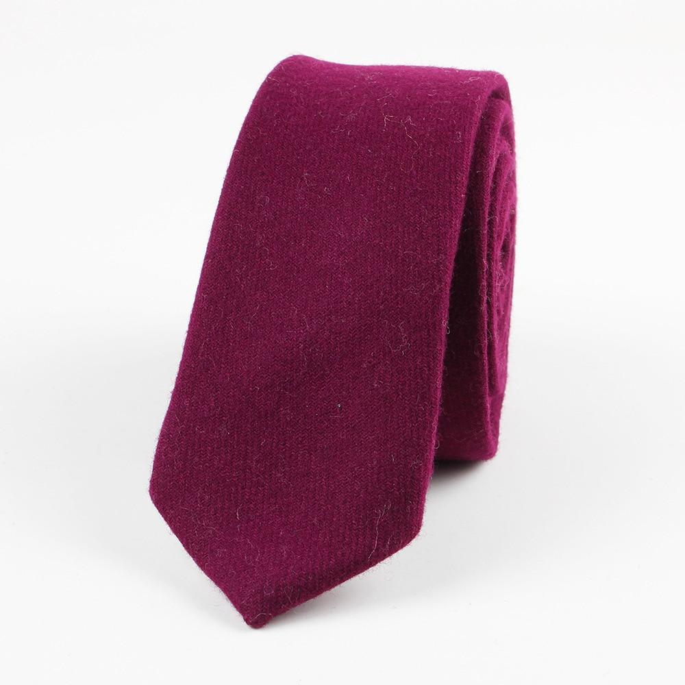 Classy Solid Wool Tie GR 