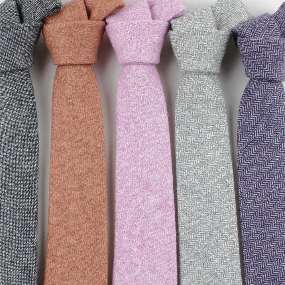 Classy Solid Wool Tie GR 