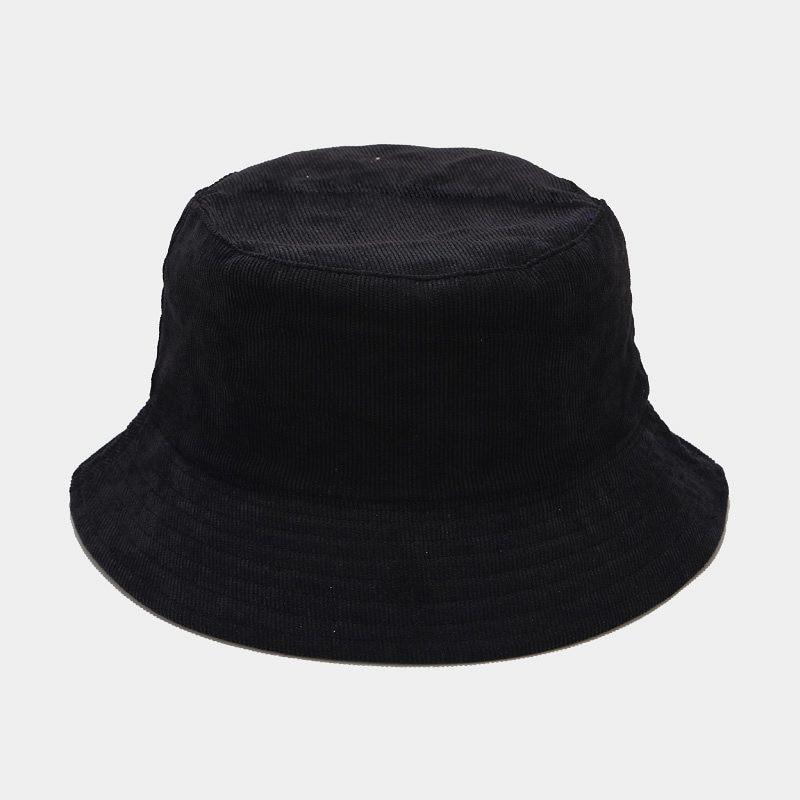 Corduroy Bucket Hat GR Black 
