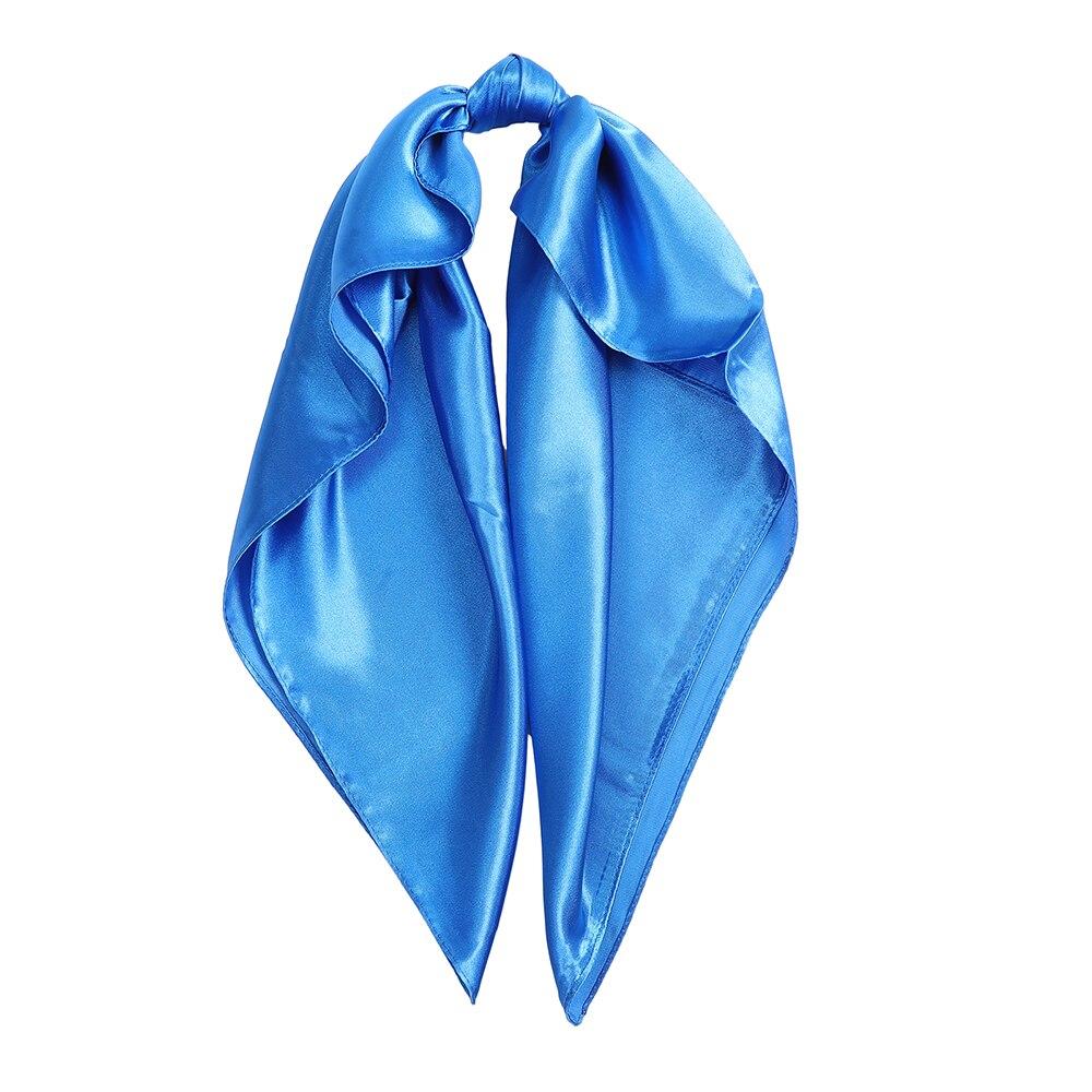 Cote Azur Silk Neckerchief GR Solid Blue 