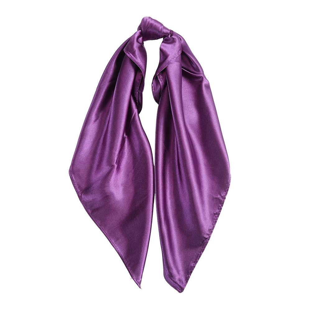 Cote Azur Silk Neckerchief GR Solid Purple 