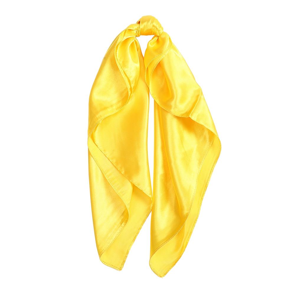 Cote Azur Silk Neckerchief GR Solid Yellow 