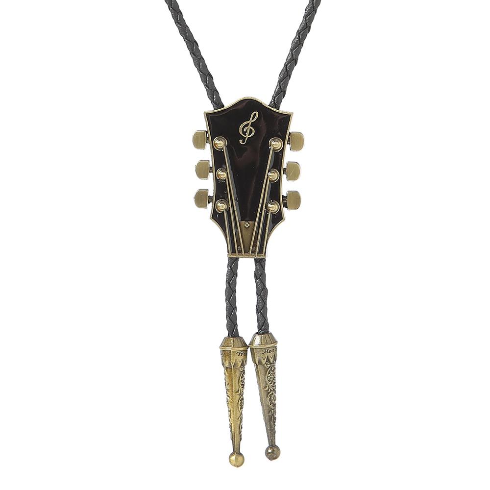 Country Guitar Bolo Tie GR Gold 