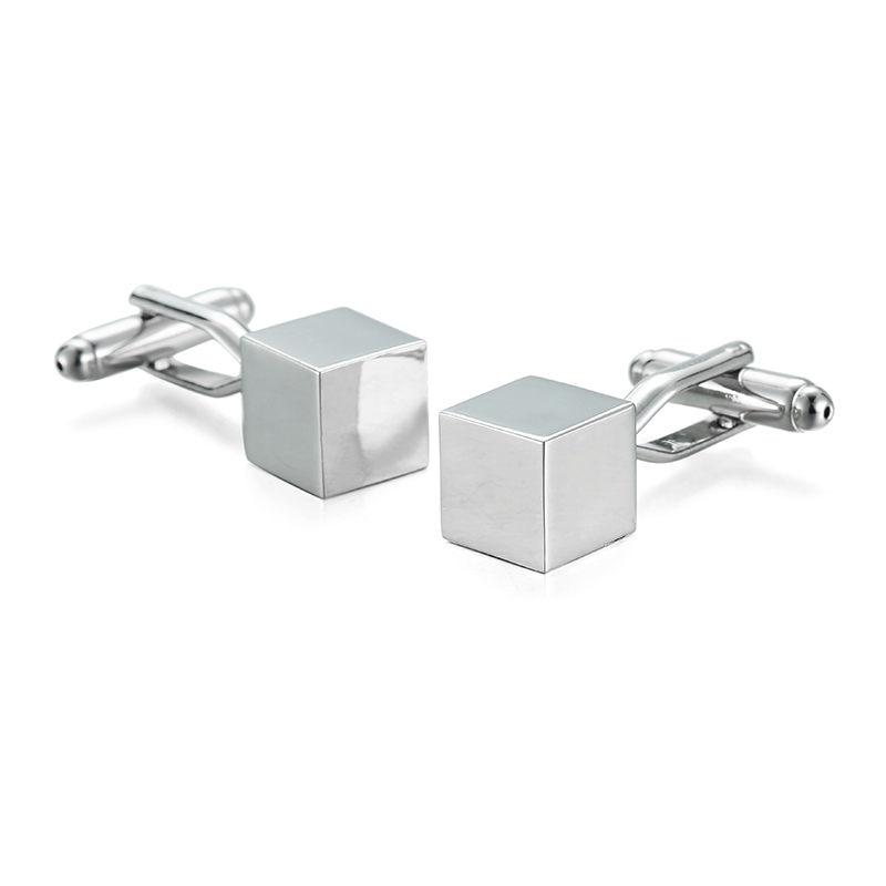 Cube Cufflinks GR Silver 