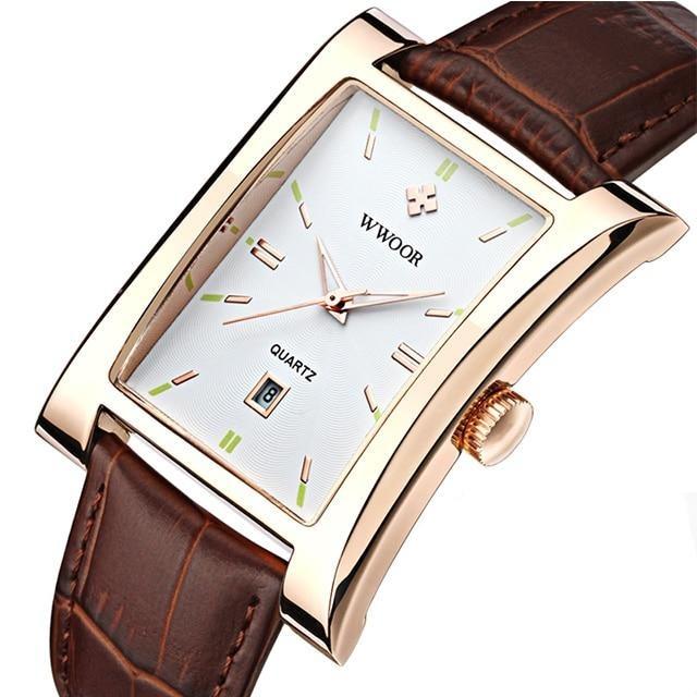 Darcy Classic Business Watch William Woor Gold & White 
