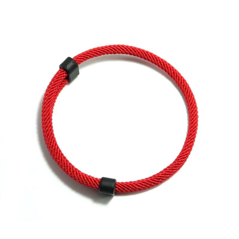 Delhi Meditation Rope Bracelet GR Red 
