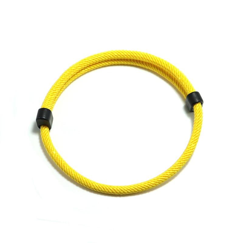 Delhi Meditation Rope Bracelet GR Yellow 