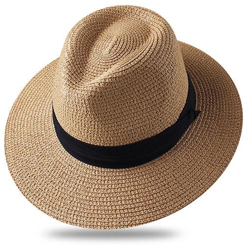 Domenico Classic Straw Panama Hat GR Khaki 56 - 58 cm 