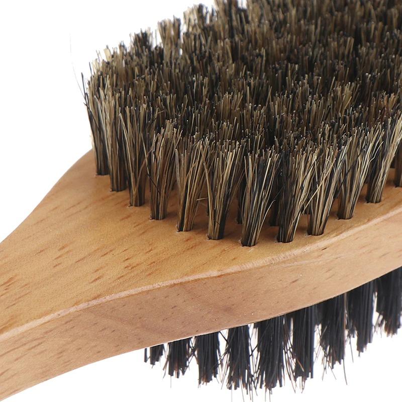 Premium Boar Bristle Brush for Men – Double Sided, Medium and Firm Bristles  for