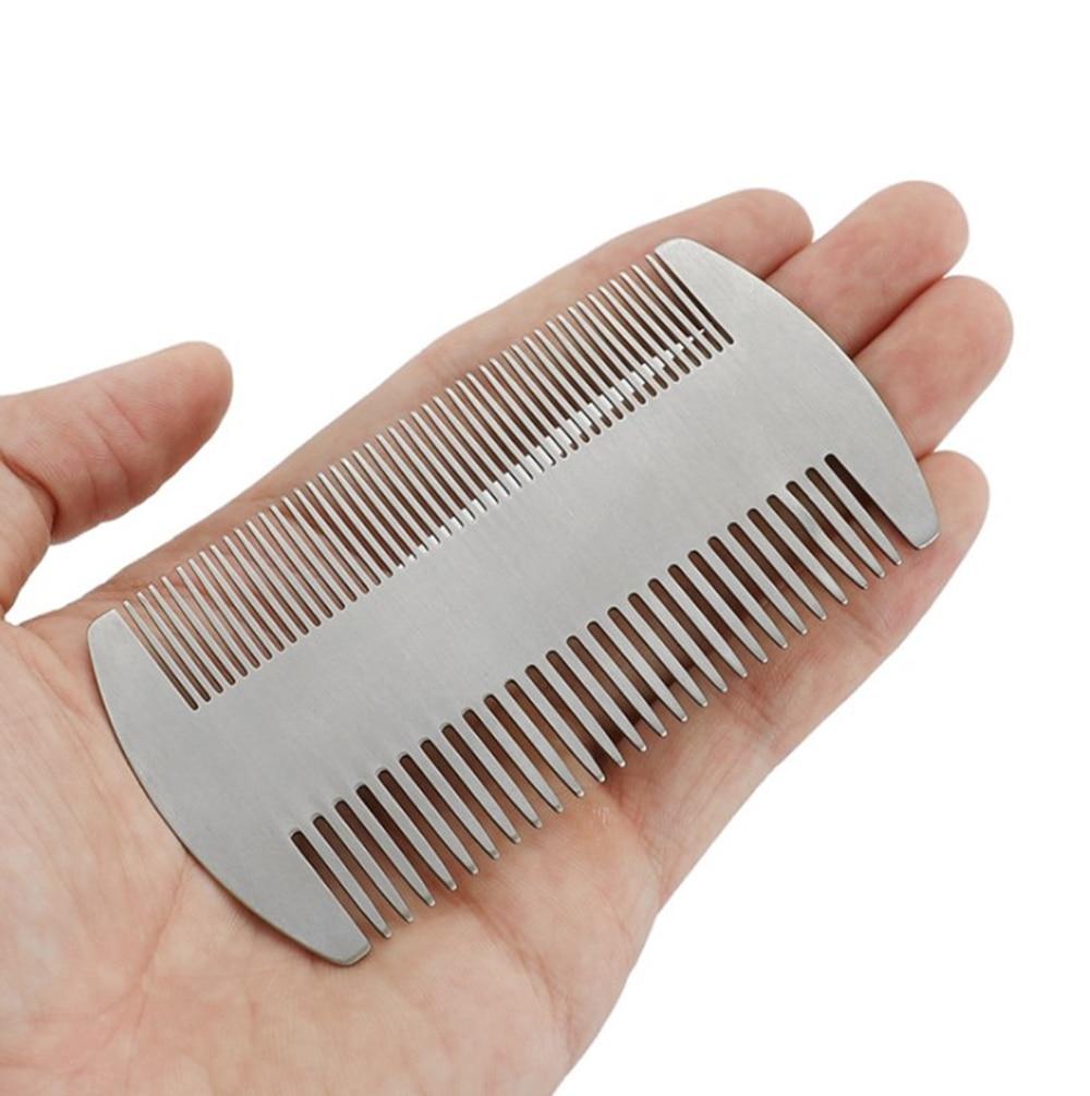 Double-Sided Stainless Steel Beard Comb GR 